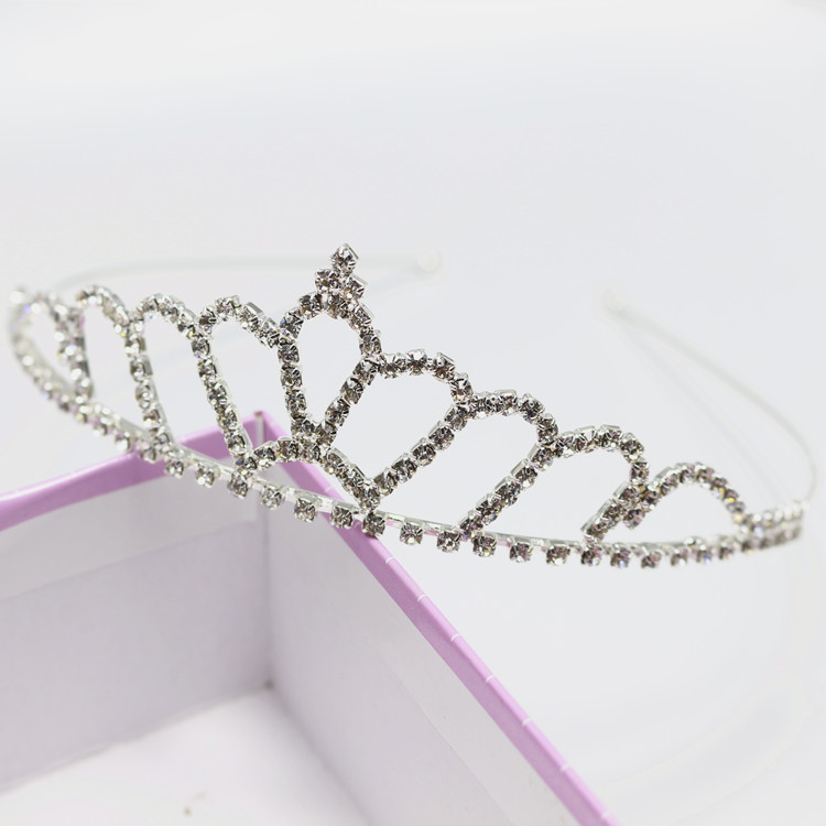 Enfants Princesse Couronne Strass Placage Couronne display picture 6