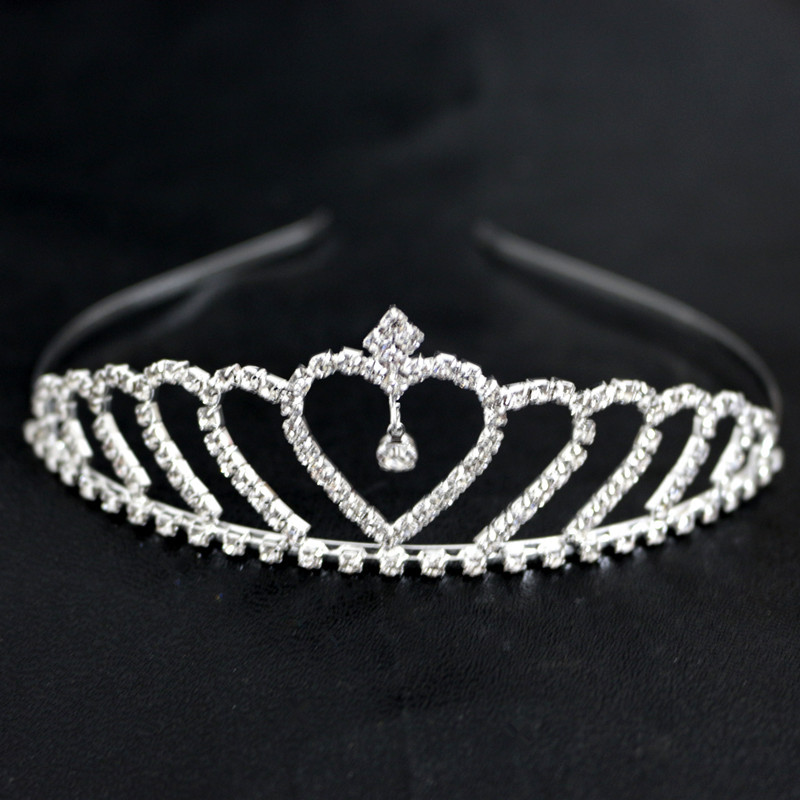 Enfants Princesse Couronne Strass Placage Couronne display picture 11