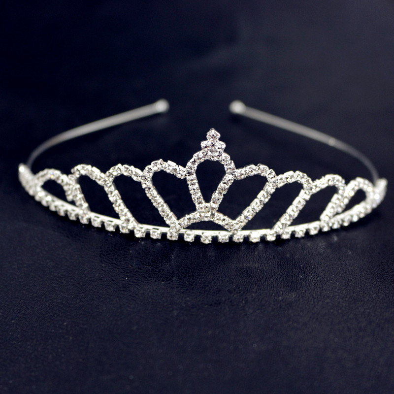 Enfants Princesse Couronne Strass Placage Couronne display picture 14