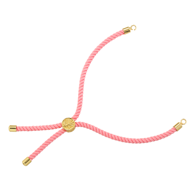 Casual Modern Style Simple Style Round Lines Rope Copper Plating Braid 18k Gold Plated Women's Drawstring Bracelets display picture 4