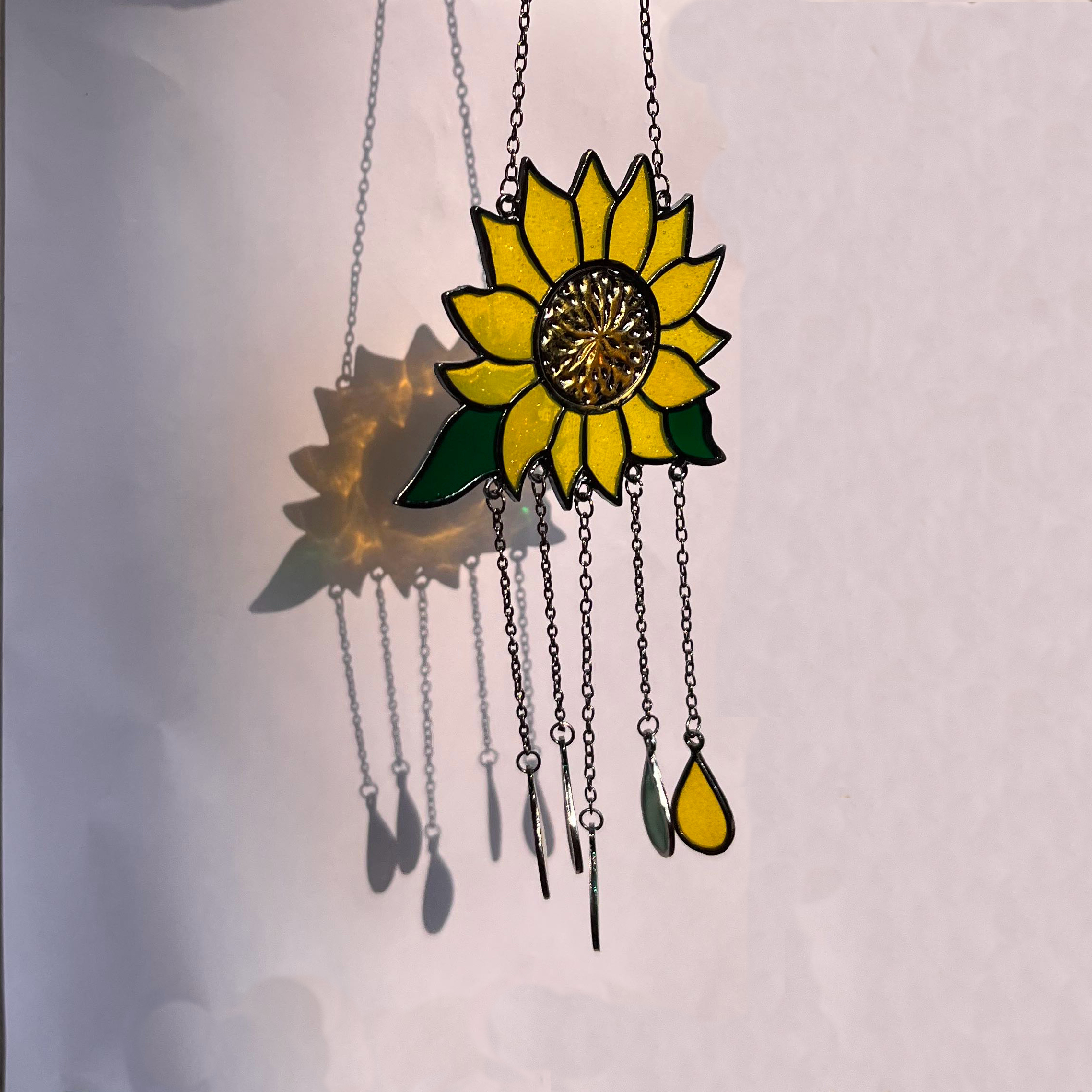 Simple Style Sunflower Alloy Wind Chime display picture 4