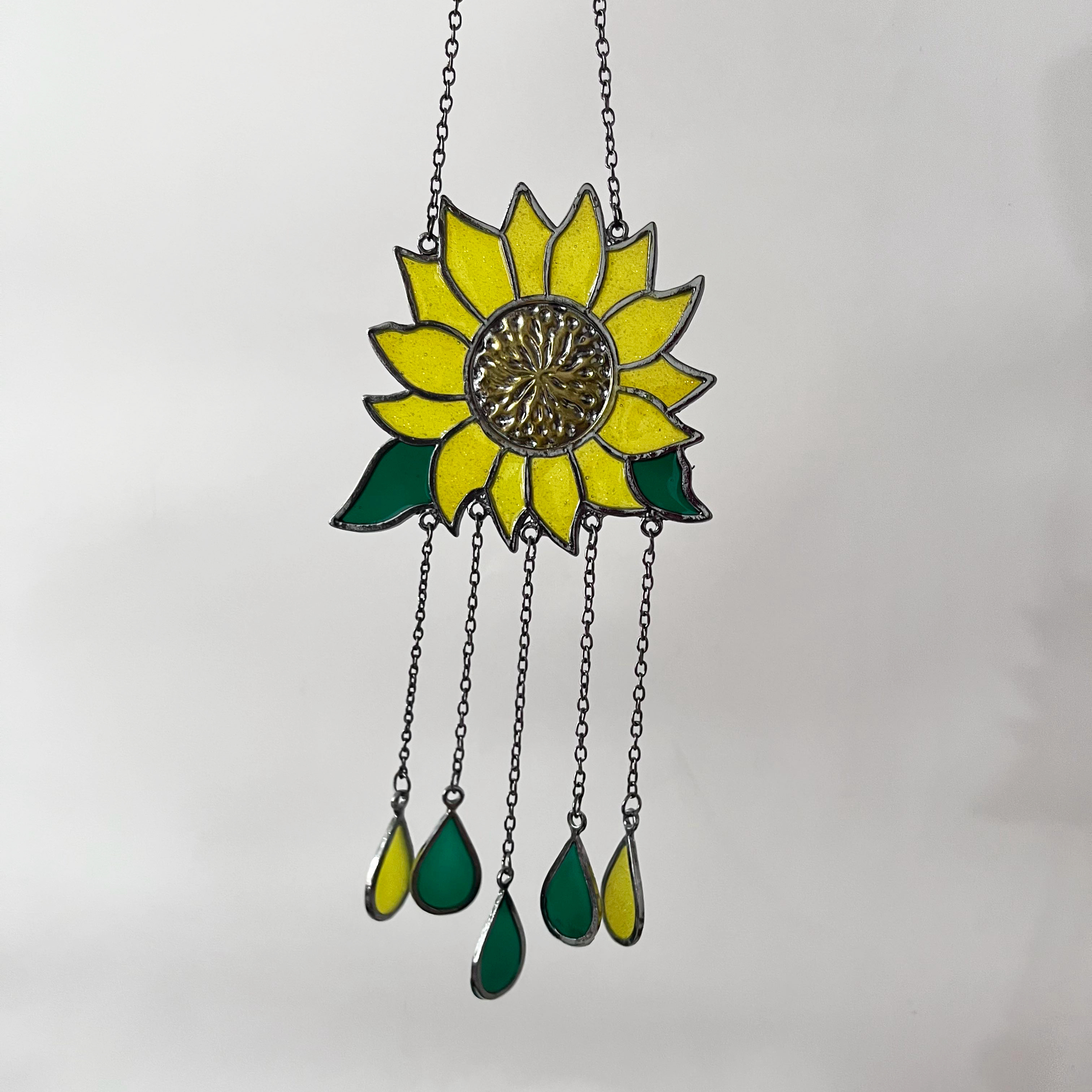 Simple Style Sunflower Alloy Wind Chime display picture 5