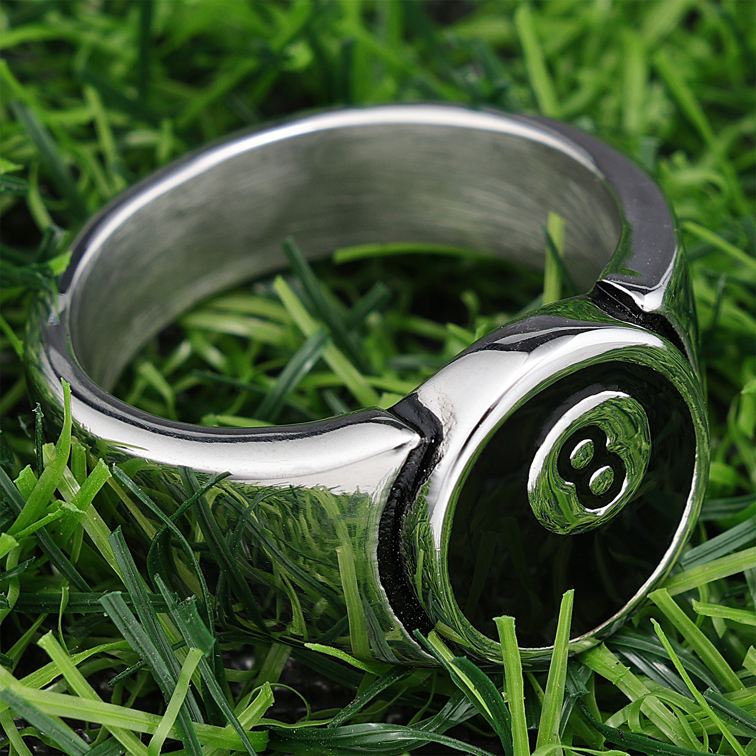 Retro Punk Infinity 304 Stainless Steel Unisex Rings display picture 2