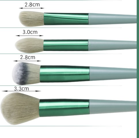 Commute Artificial Fiber Wood Wooden Handle Makeup Brushes 1 Set display picture 5