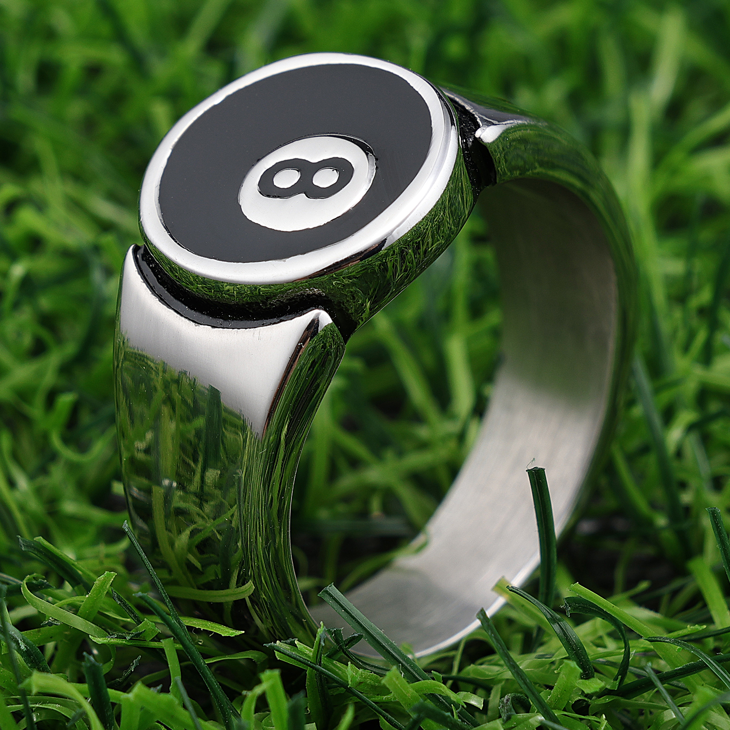 Retro Punk Infinity 304 Stainless Steel Unisex Rings display picture 1