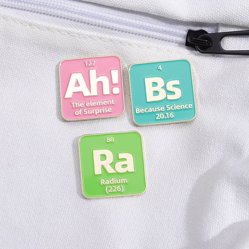 Basic Letter Alloy Plating Unisex Brooches display picture 5