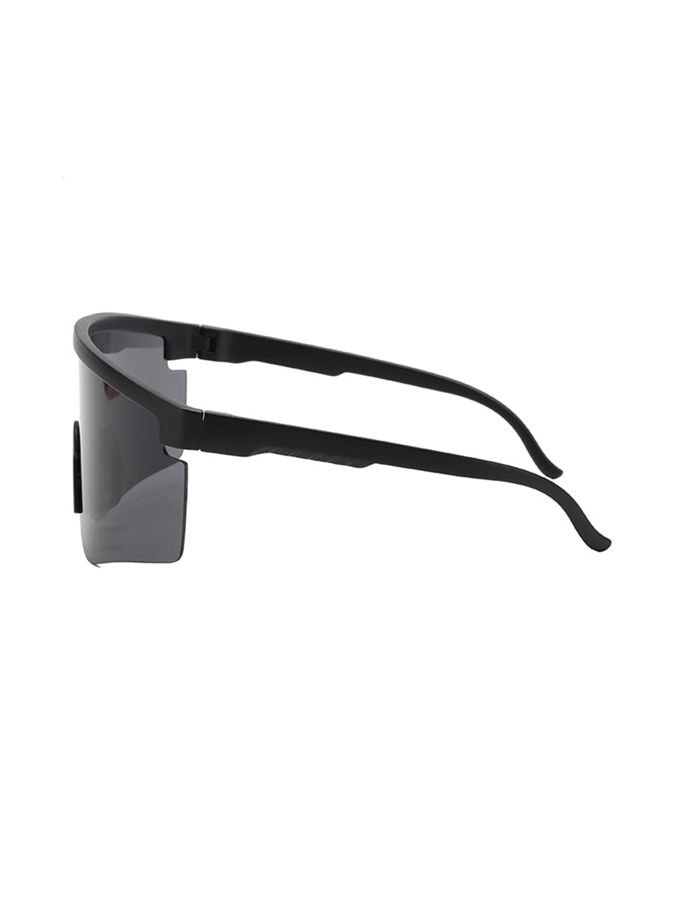 Oversized Sports Solid Color Pc Special-shaped Mirror Half Frame Glasses display picture 3
