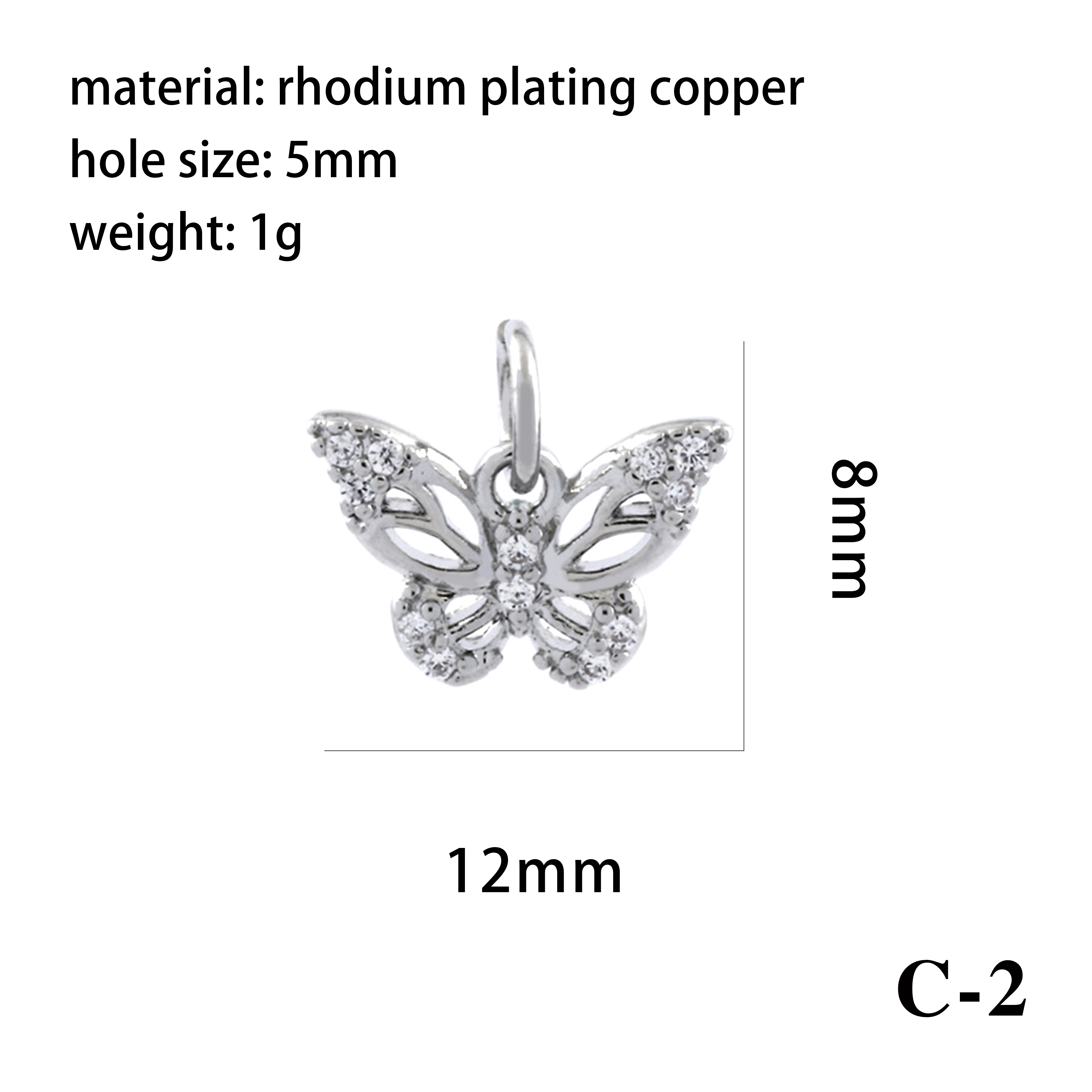 Elegant Simple Style Bee Dragonfly Butterfly Copper Plating Inlay Zircon 18k Gold Plated Charms display picture 18