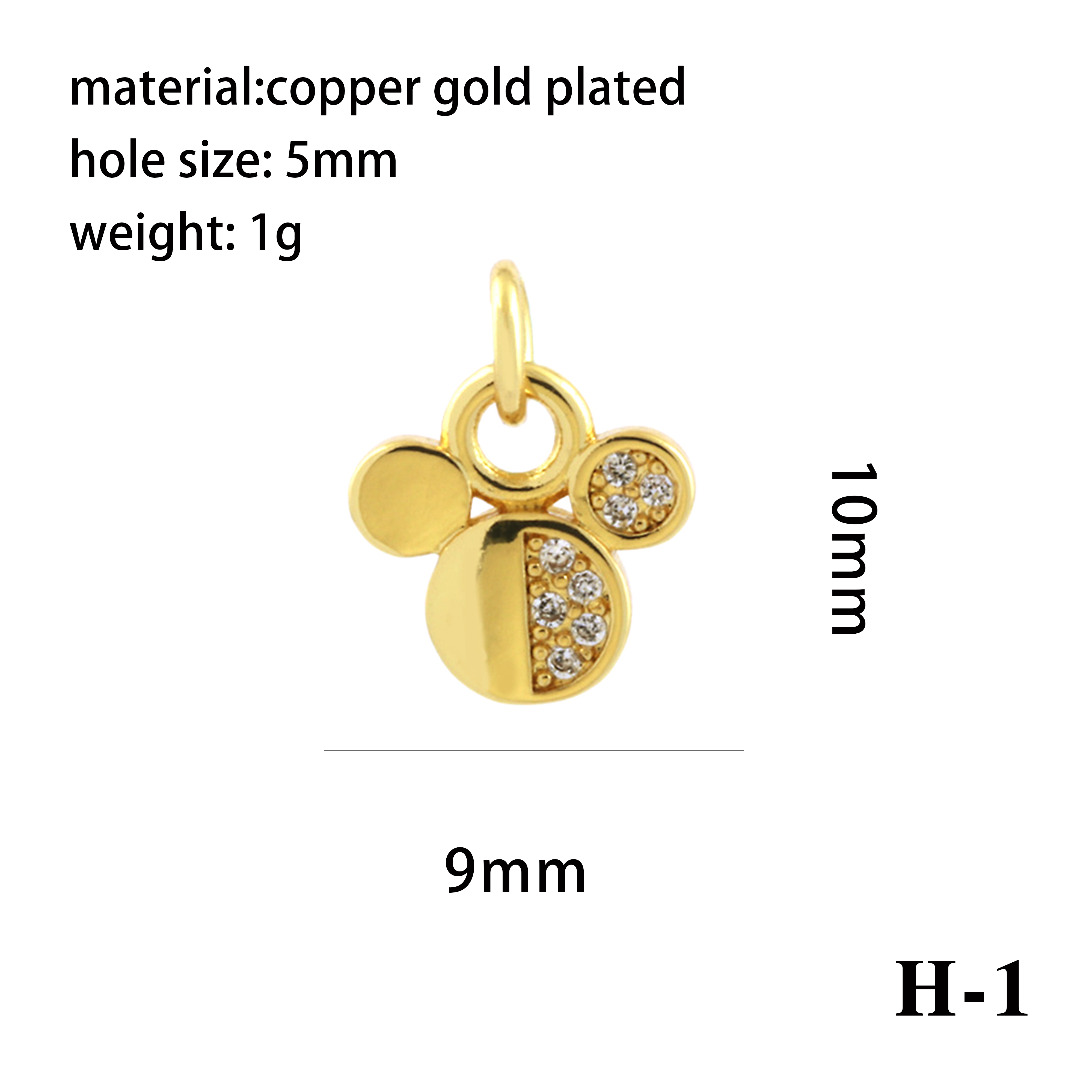 Elegant Simple Style Bee Dragonfly Butterfly Copper Plating Inlay Zircon 18k Gold Plated Charms display picture 24