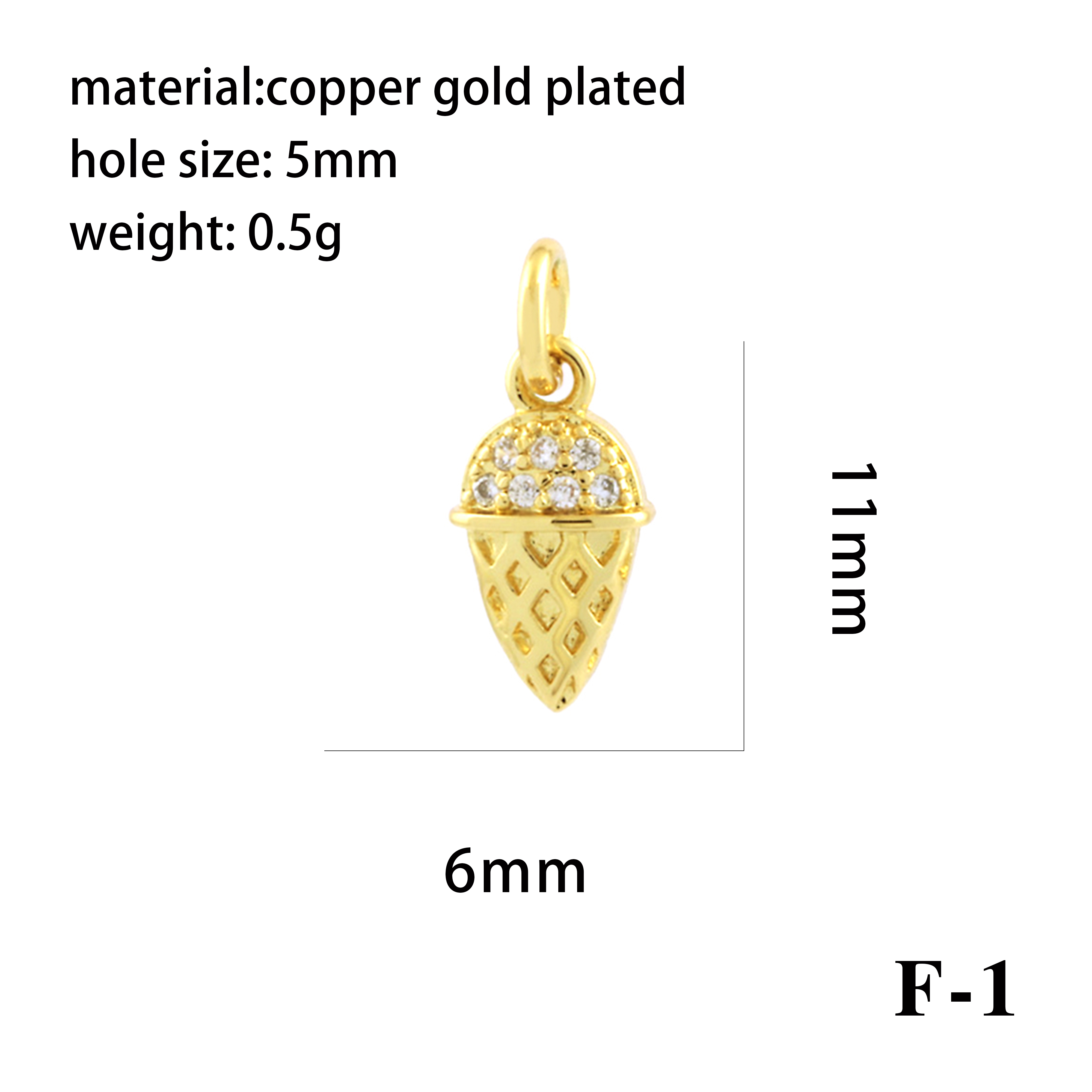 Vintage Style Simple Style Devil's Eye Hand Of Fatima Heart Shape Copper Plating Inlay Zircon 18k Gold Plated Charms display picture 17