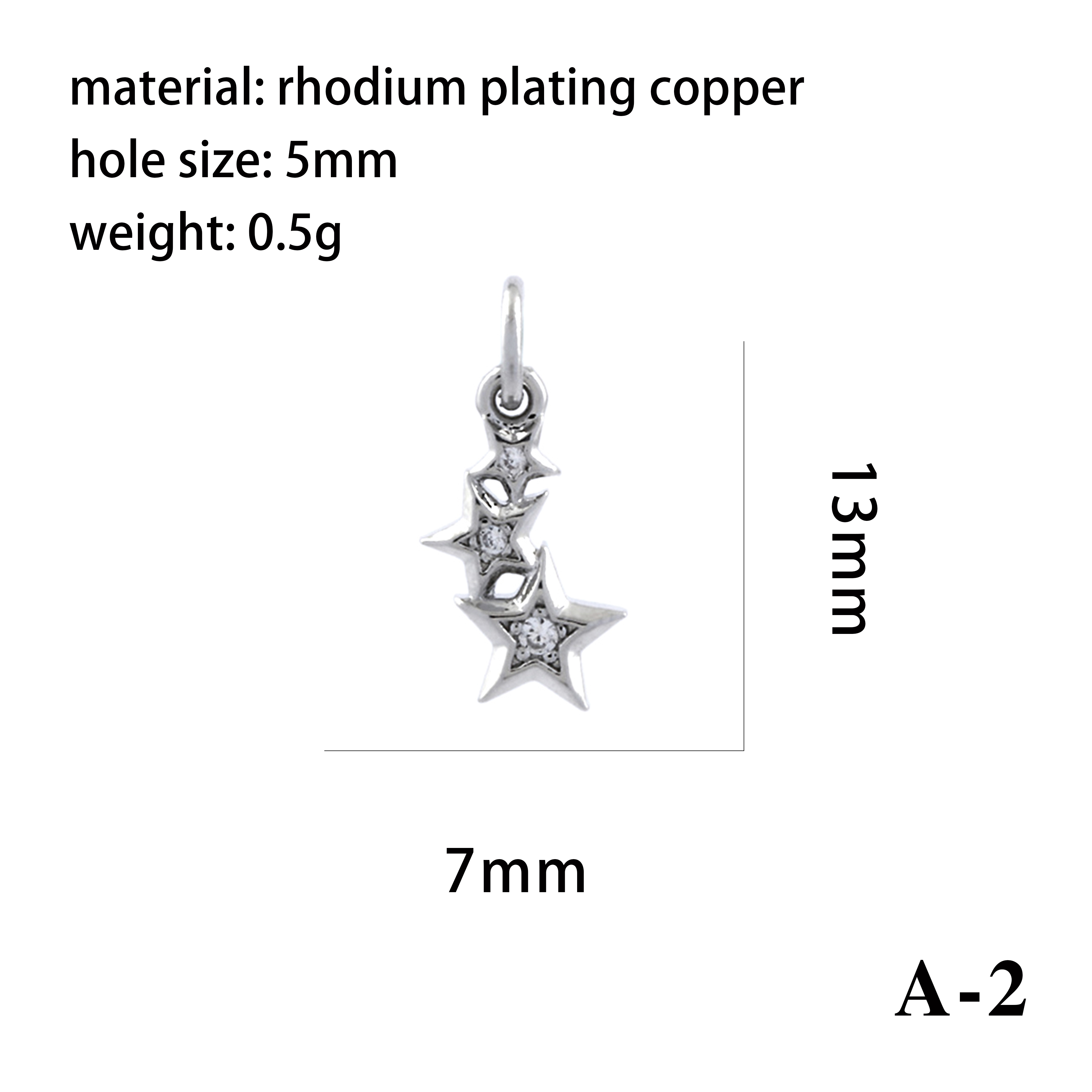 Luxurious Simple Style Cross Star Moon Copper Plating Inlay Zircon 18k Gold Plated Charms Jewelry Accessories display picture 5