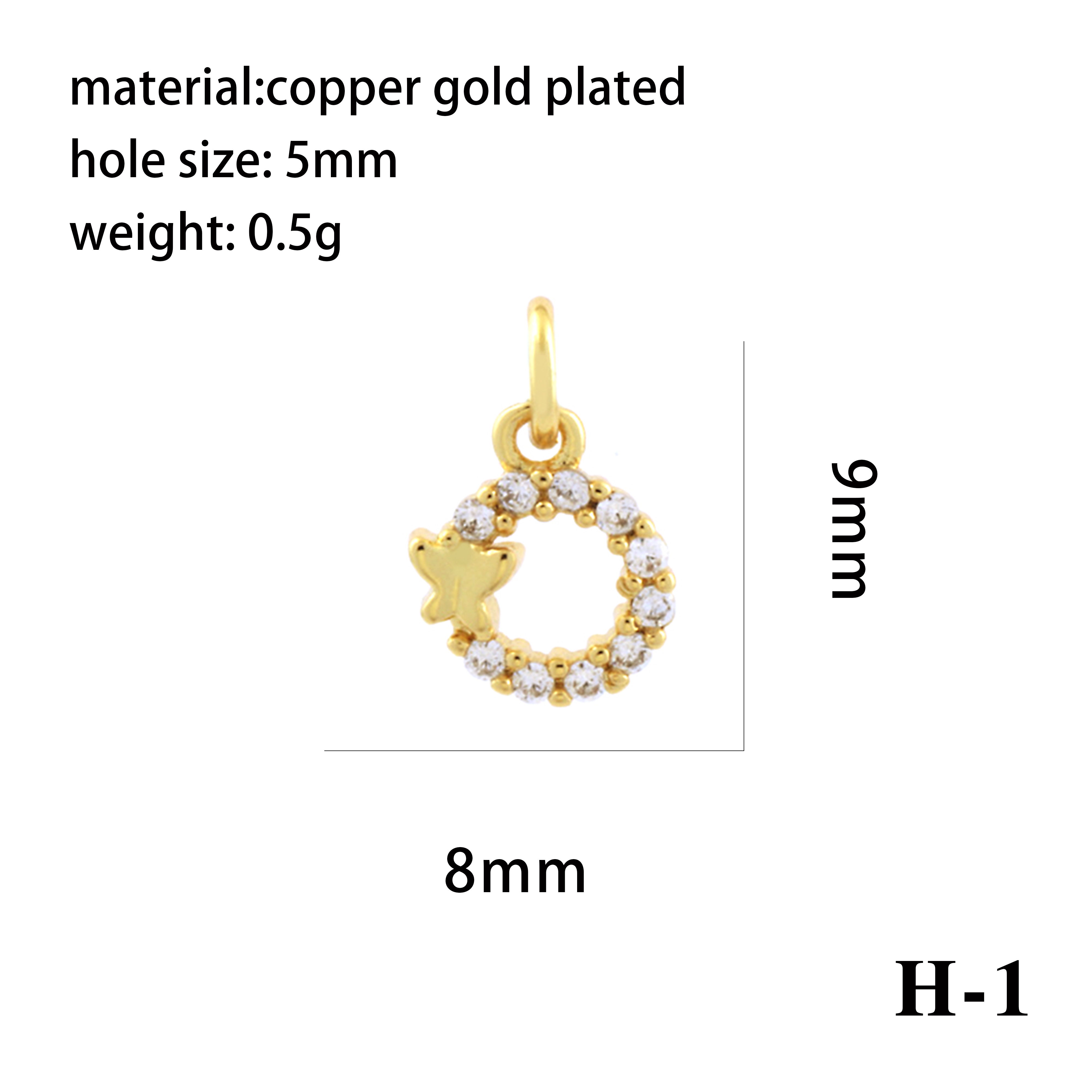 Luxurious Simple Style Cross Star Moon Copper Plating Inlay Zircon 18k Gold Plated Charms Jewelry Accessories display picture 23