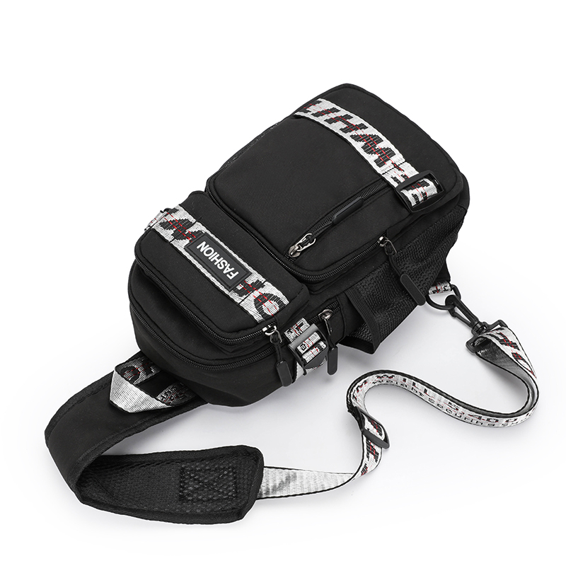 Men's Streetwear Sports Color Block Nylon Waist Bags display picture 5