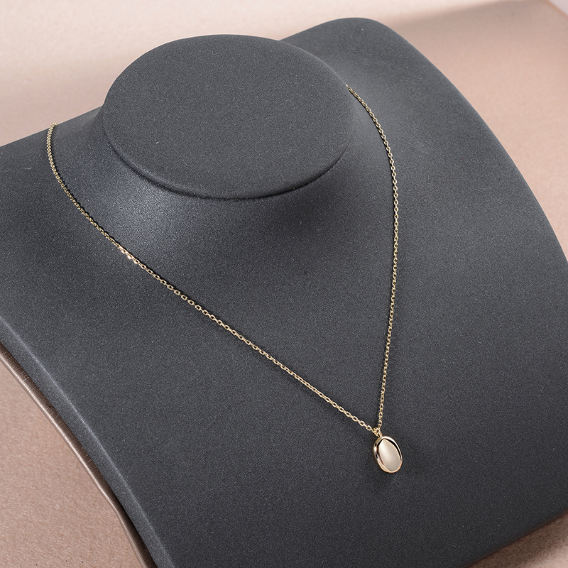 Ig Style Simple Style Oval Copper Pendant Necklace In Bulk display picture 2