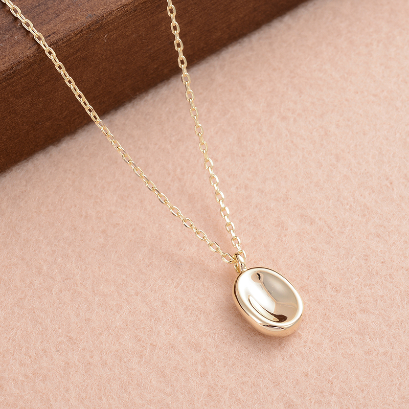 Ig Style Simple Style Oval Copper Pendant Necklace In Bulk display picture 4