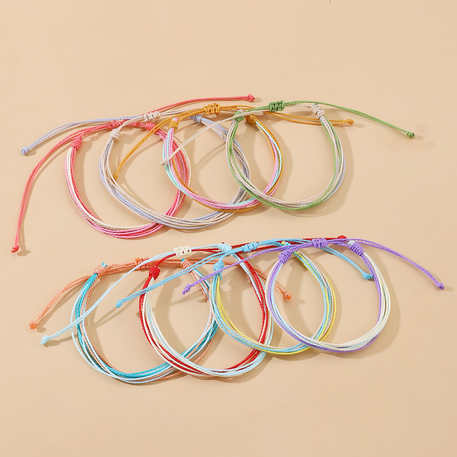 Ig Style Simple Style Colorful Cloth Wholesale Bracelets display picture 5