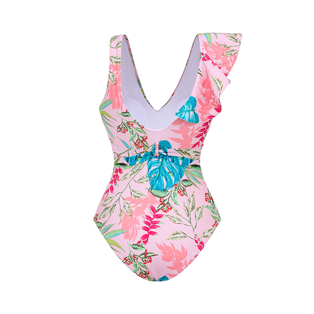 Women's Vacation Leaf Printing 2 Piece Set One Piece display picture 10