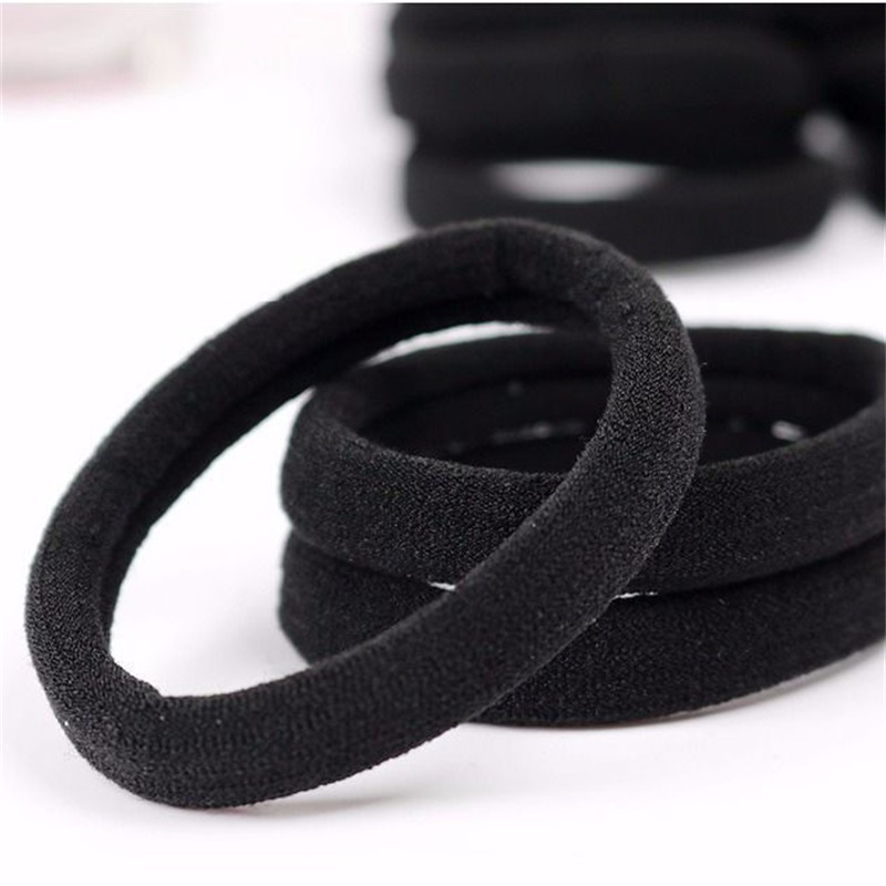 Women's Simple Style Solid Color Cloth Hair Tie Rubber Band display picture 1