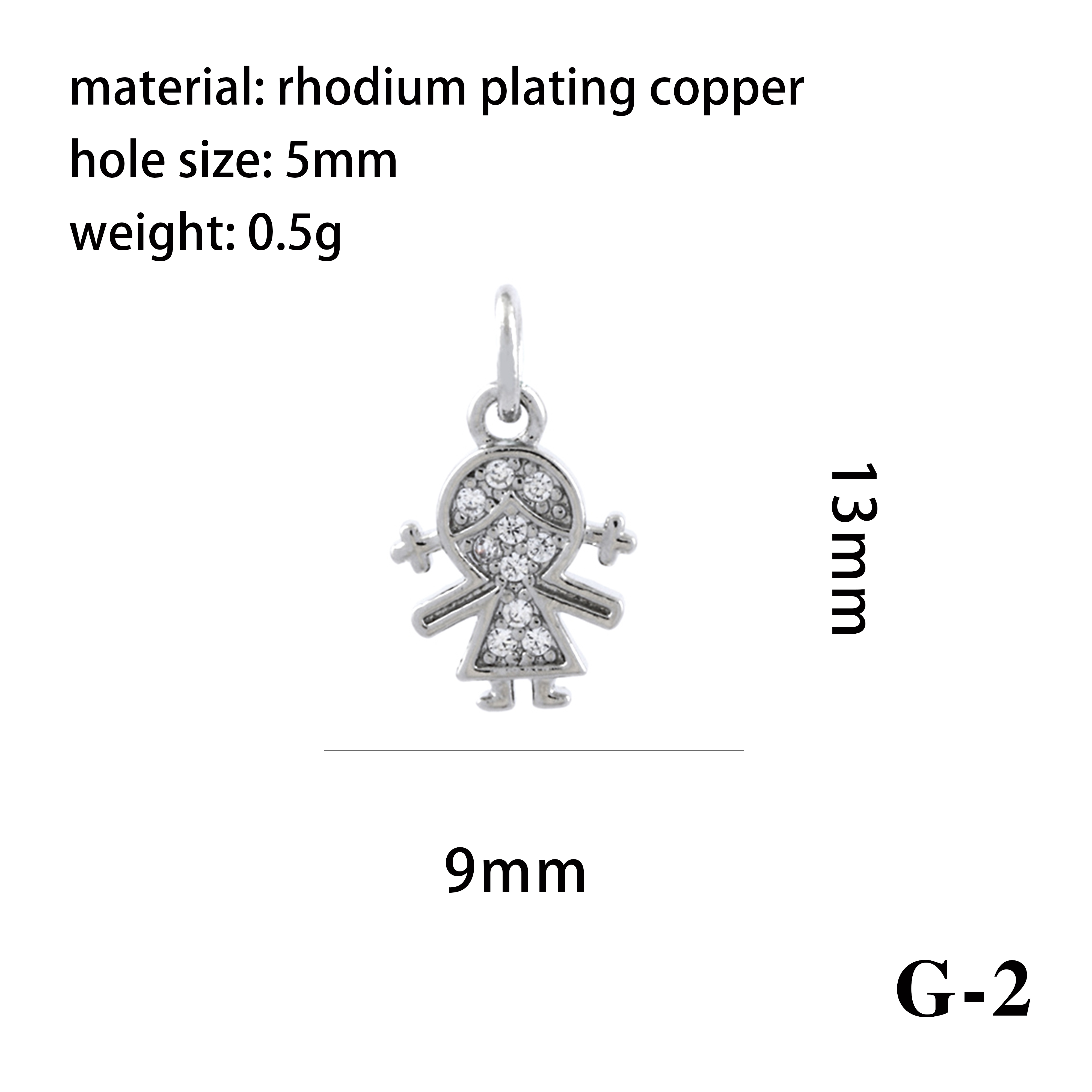 Ig Style Simple Style Angel Dolphin Crown Copper Plating Inlay Zircon 18k Gold Plated Charms display picture 22
