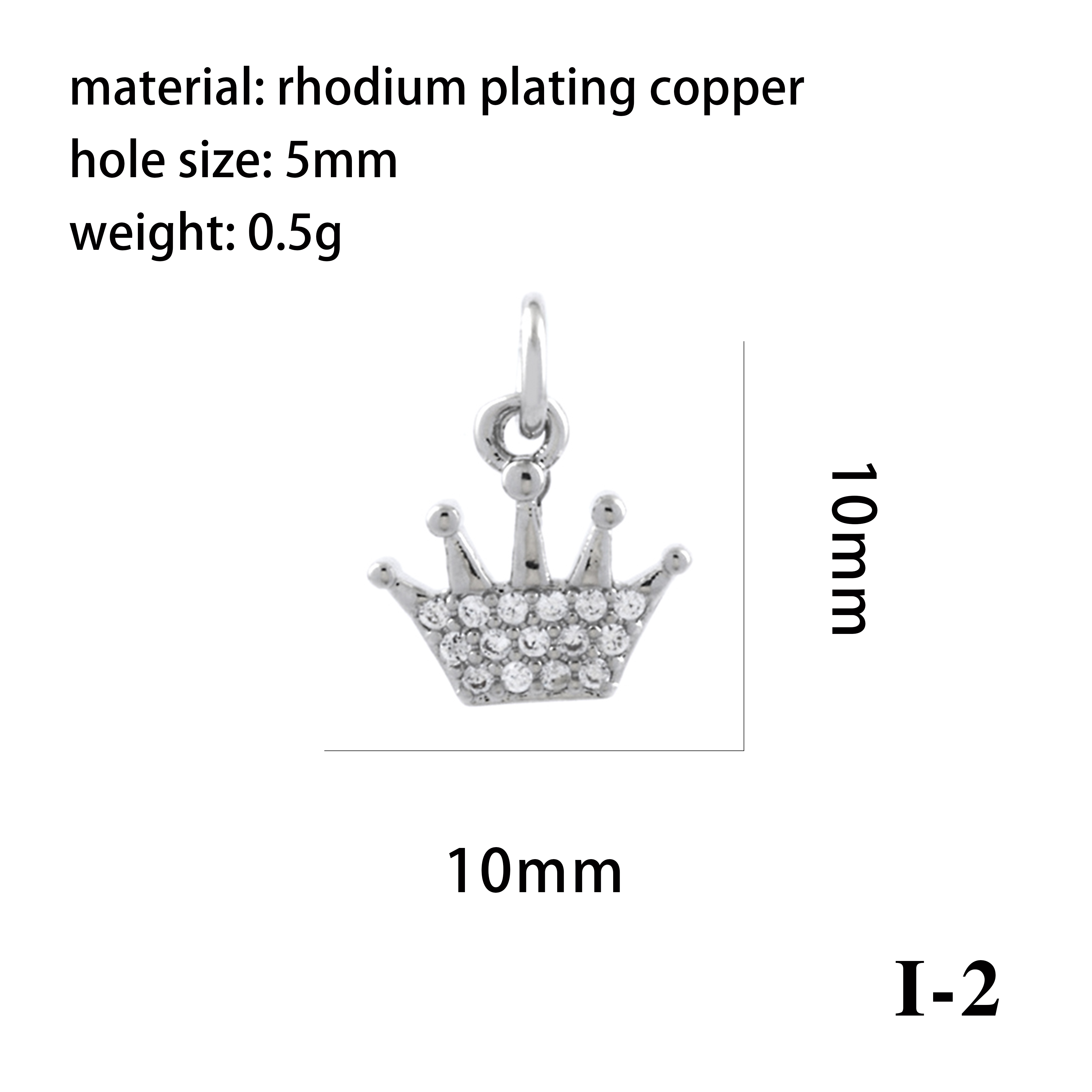 Ig Style Simple Style Angel Dolphin Crown Copper Plating Inlay Zircon 18k Gold Plated Charms display picture 17