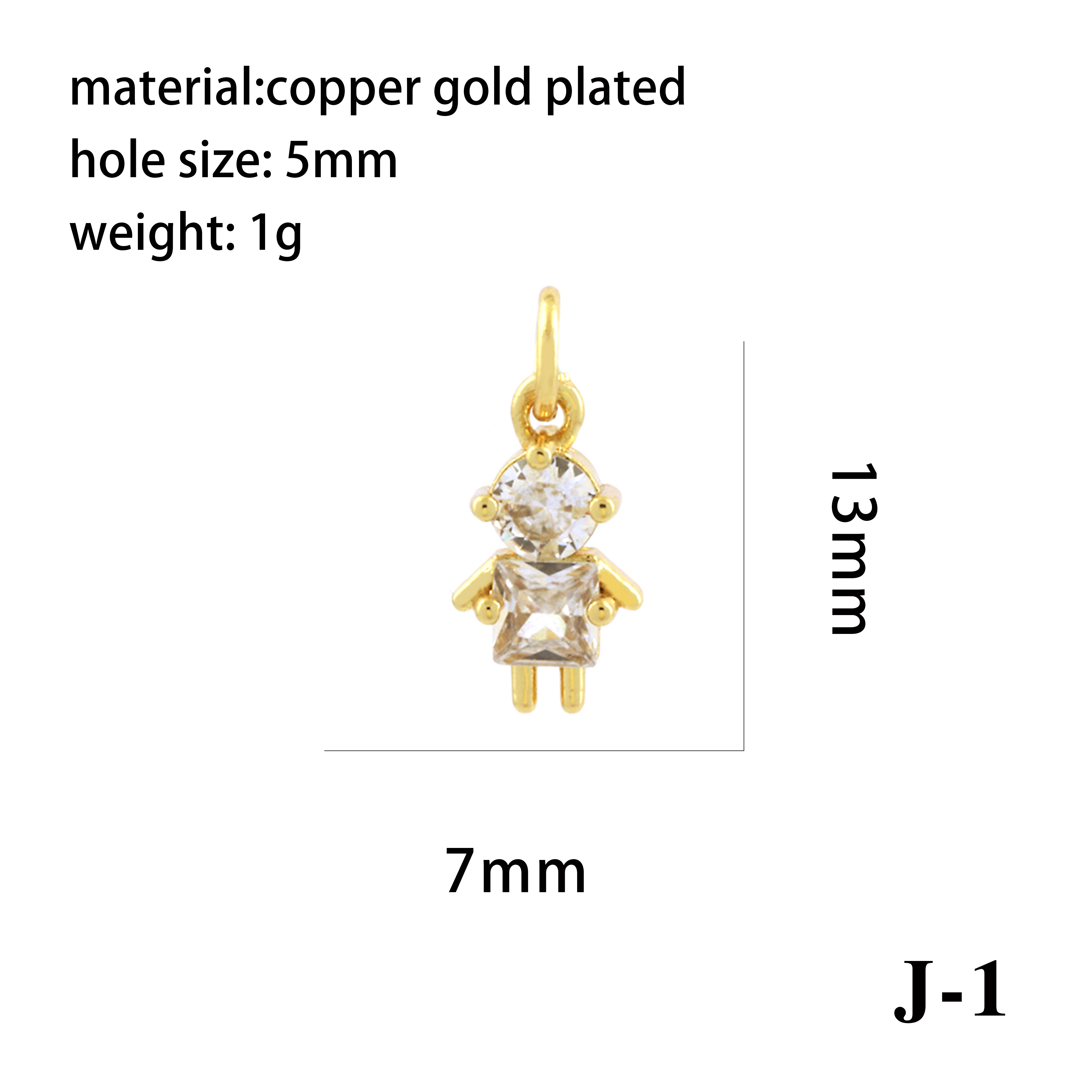 Ig Style Simple Style Angel Dolphin Crown Copper Plating Inlay Zircon 18k Gold Plated Charms display picture 16