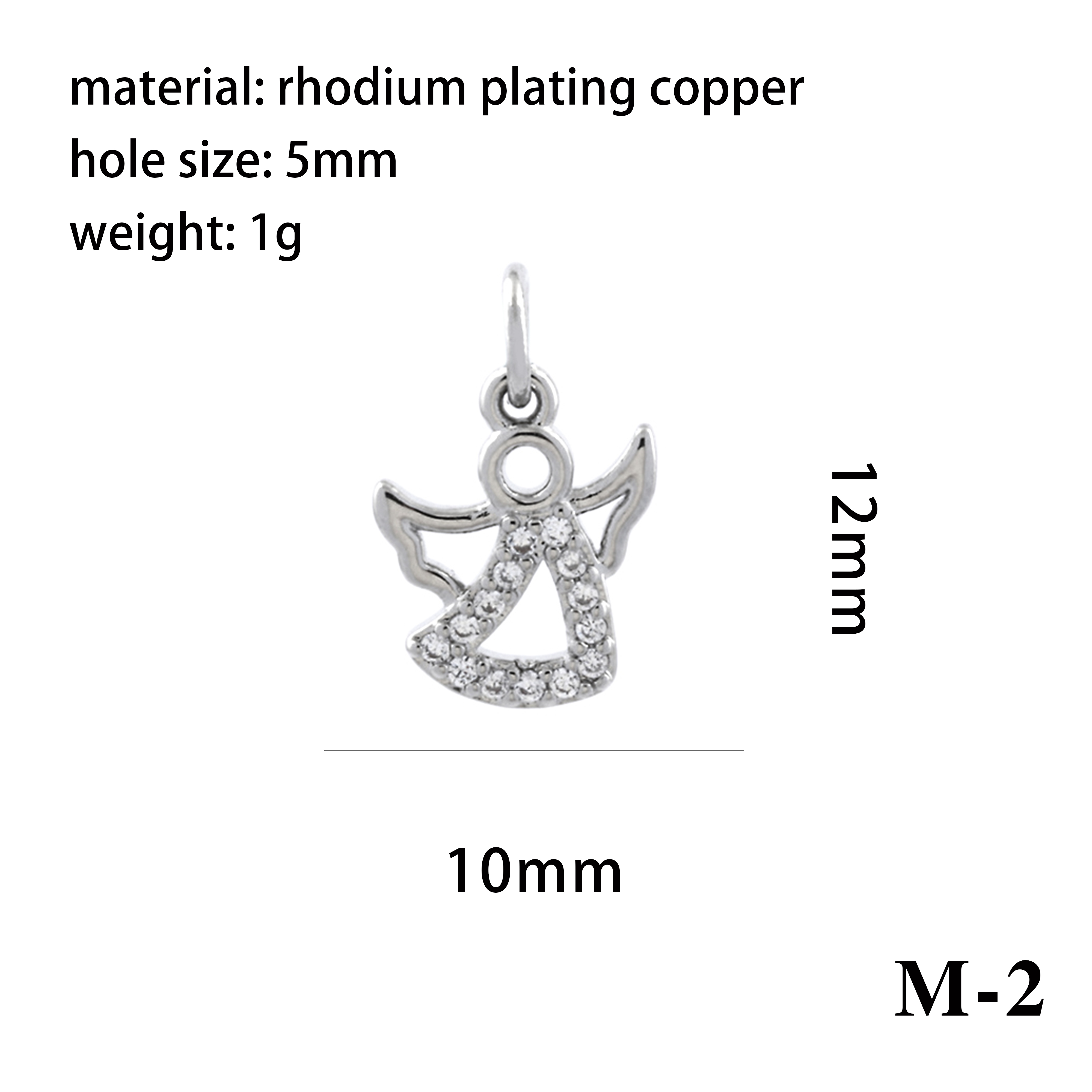Ig Style Simple Style Angel Dolphin Crown Copper Plating Inlay Zircon 18k Gold Plated Charms display picture 28