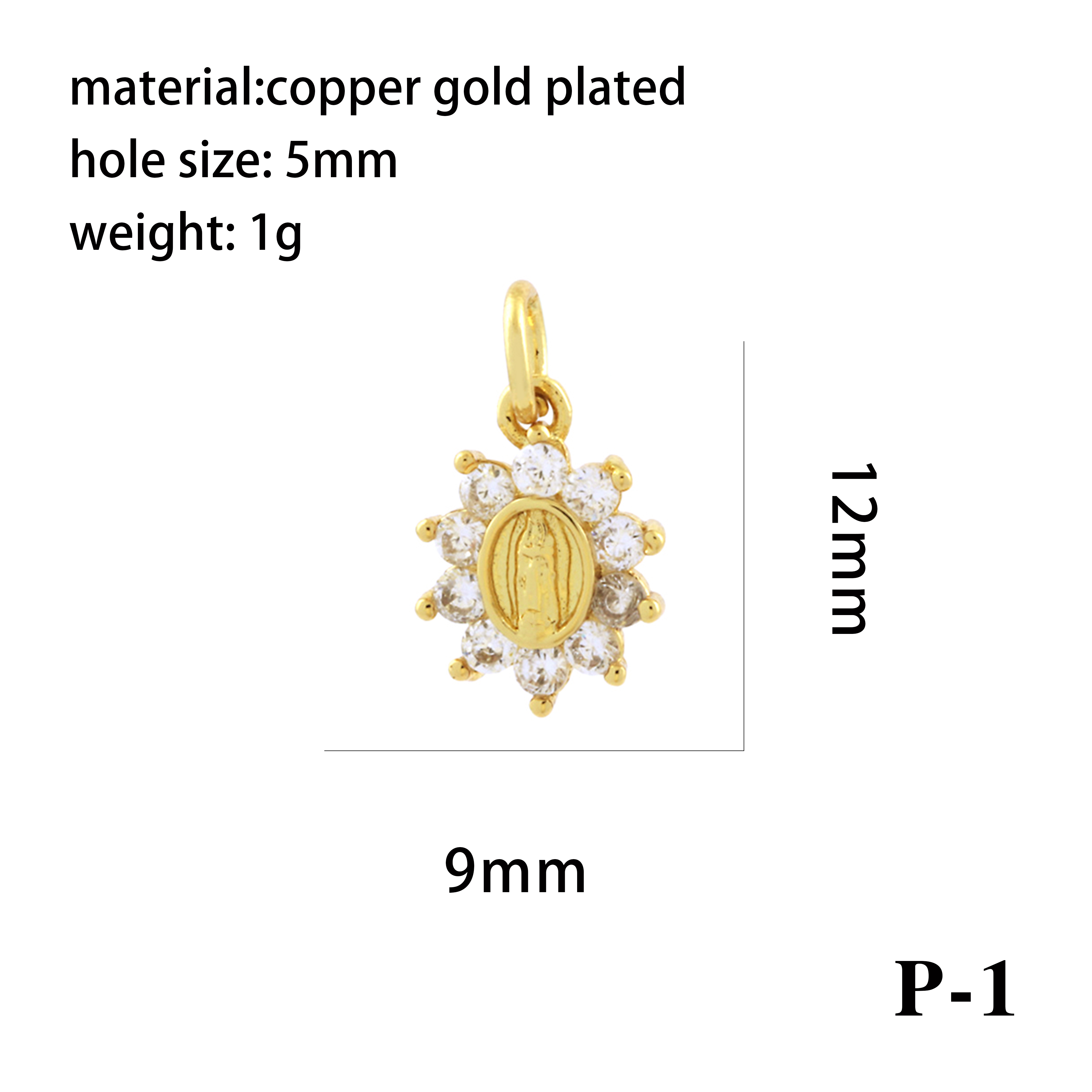 Ig Style Simple Style Angel Dolphin Crown Copper Plating Inlay Zircon 18k Gold Plated Charms display picture 35