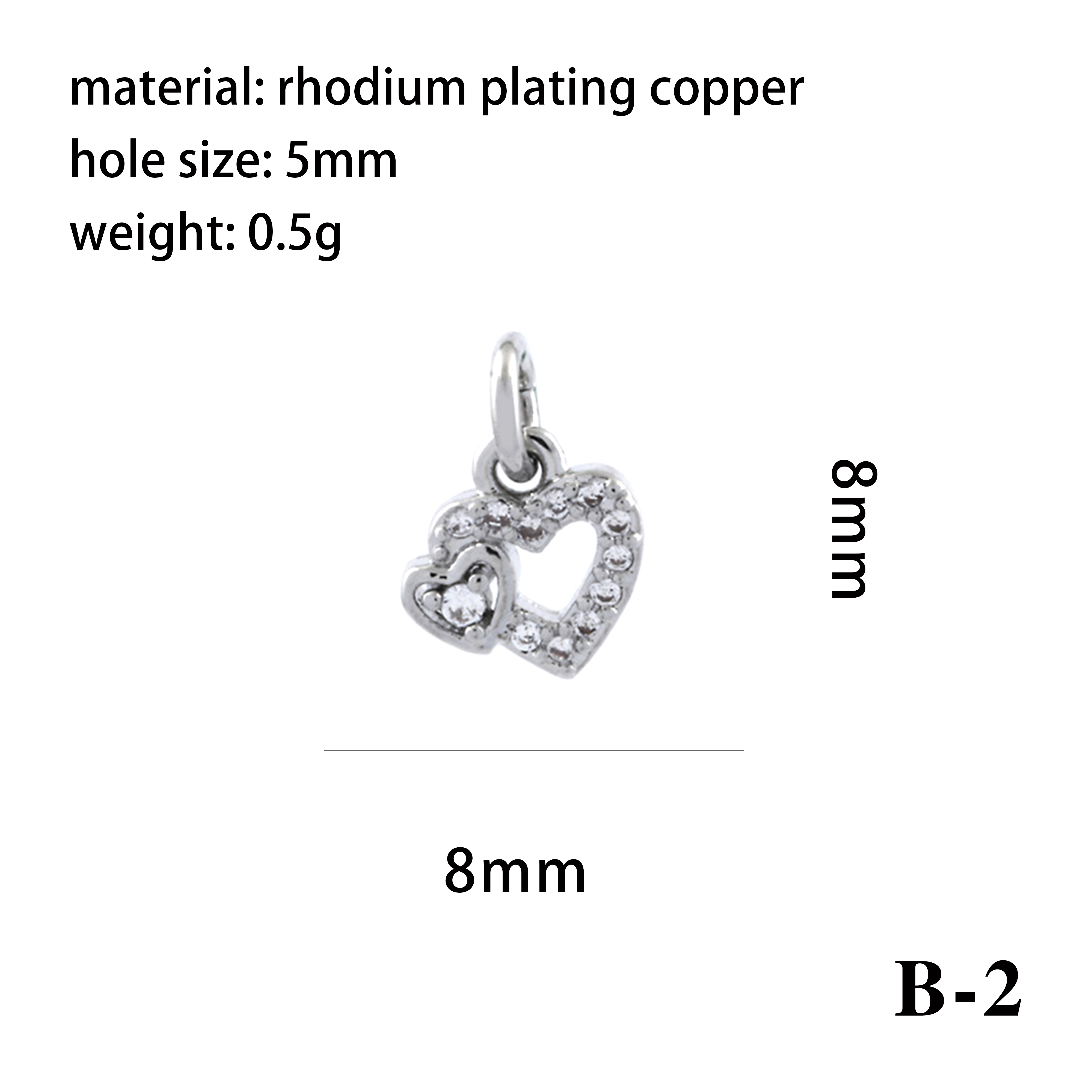 Romantic Simple Style Pentagram Letter Heart Shape Copper Plating Inlay Zircon 18k Gold Plated Charms display picture 4