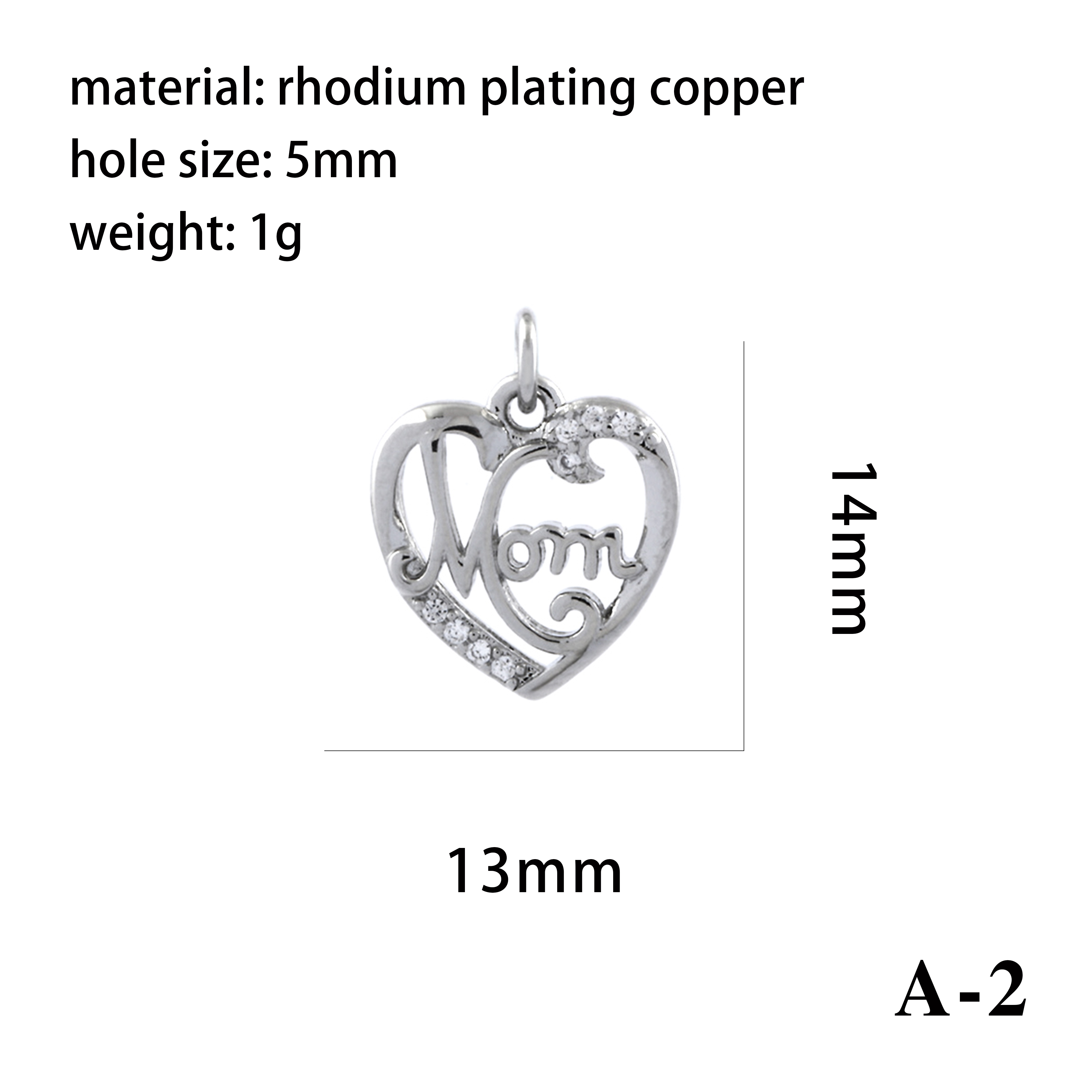 Romantic Simple Style Pentagram Letter Heart Shape Copper Plating Inlay Zircon 18k Gold Plated Charms display picture 7
