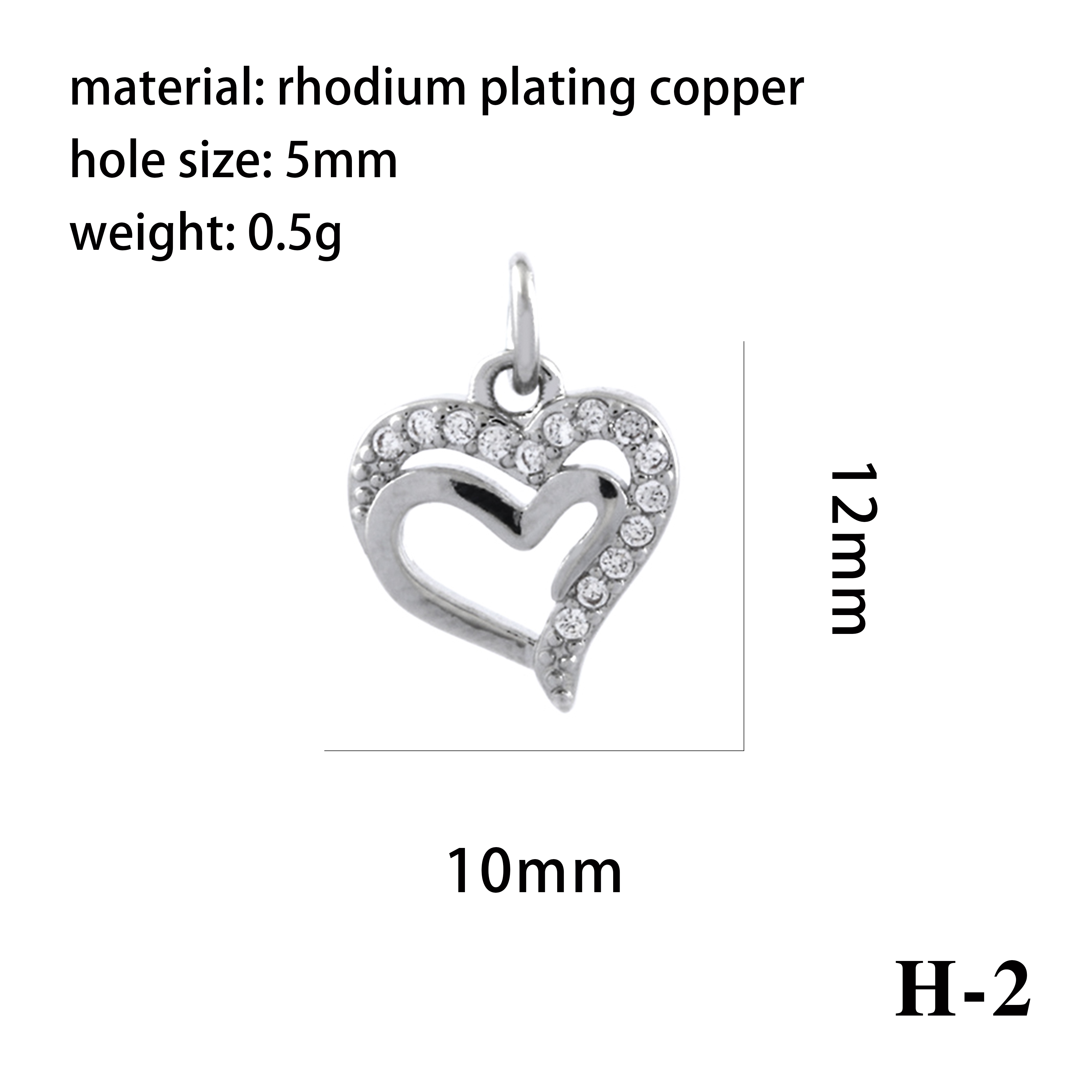 Romantic Simple Style Pentagram Letter Heart Shape Copper Plating Inlay Zircon 18k Gold Plated Charms display picture 17