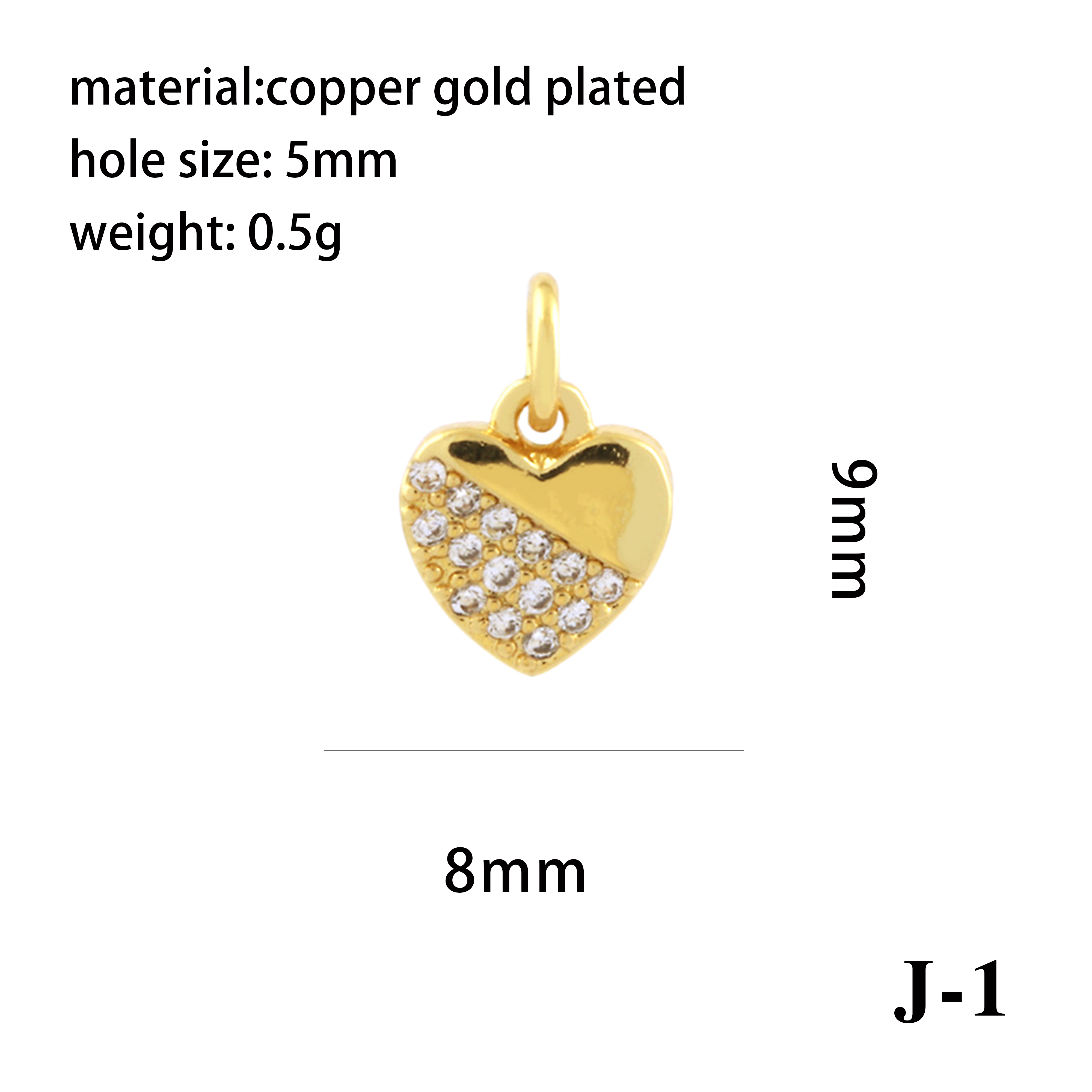 Romantic Simple Style Pentagram Letter Heart Shape Copper Plating Inlay Zircon 18k Gold Plated Charms display picture 20