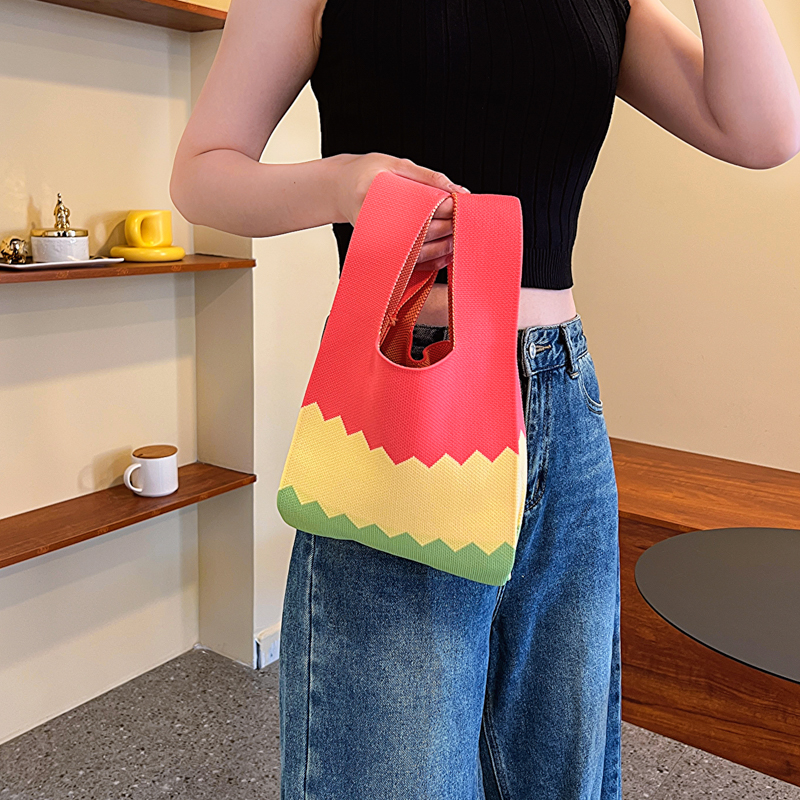 Women's Spring&summer Knit Basic Handbag display picture 9