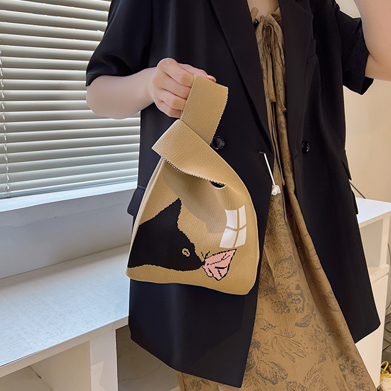 Women's Spring&summer Knit Basic Handbag display picture 11