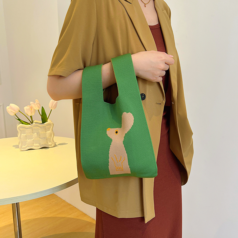 Women's Spring&summer Knit Basic Handbag display picture 1
