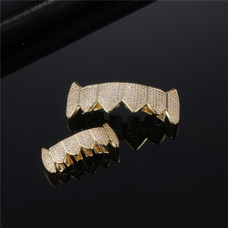 Hip-hop Retro Solid Color Copper Inlay Zircon Jewelry Accessories display picture 1