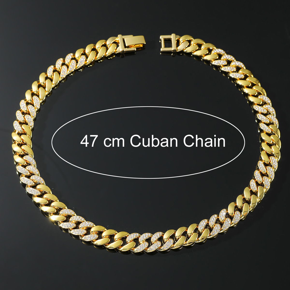 Hip-hop Solid Color Alloy Chain Men's Necklace display picture 3