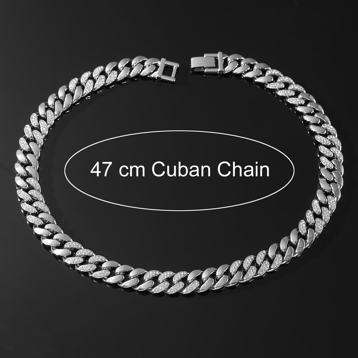 Hip-hop Solid Color Alloy Chain Men's Necklace display picture 7
