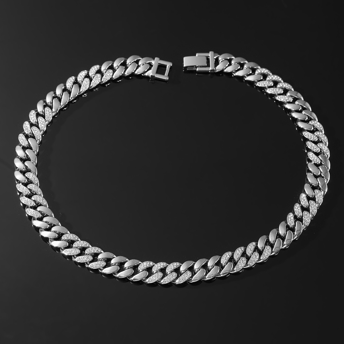 Hip-hop Solid Color Alloy Chain Men's Necklace display picture 10