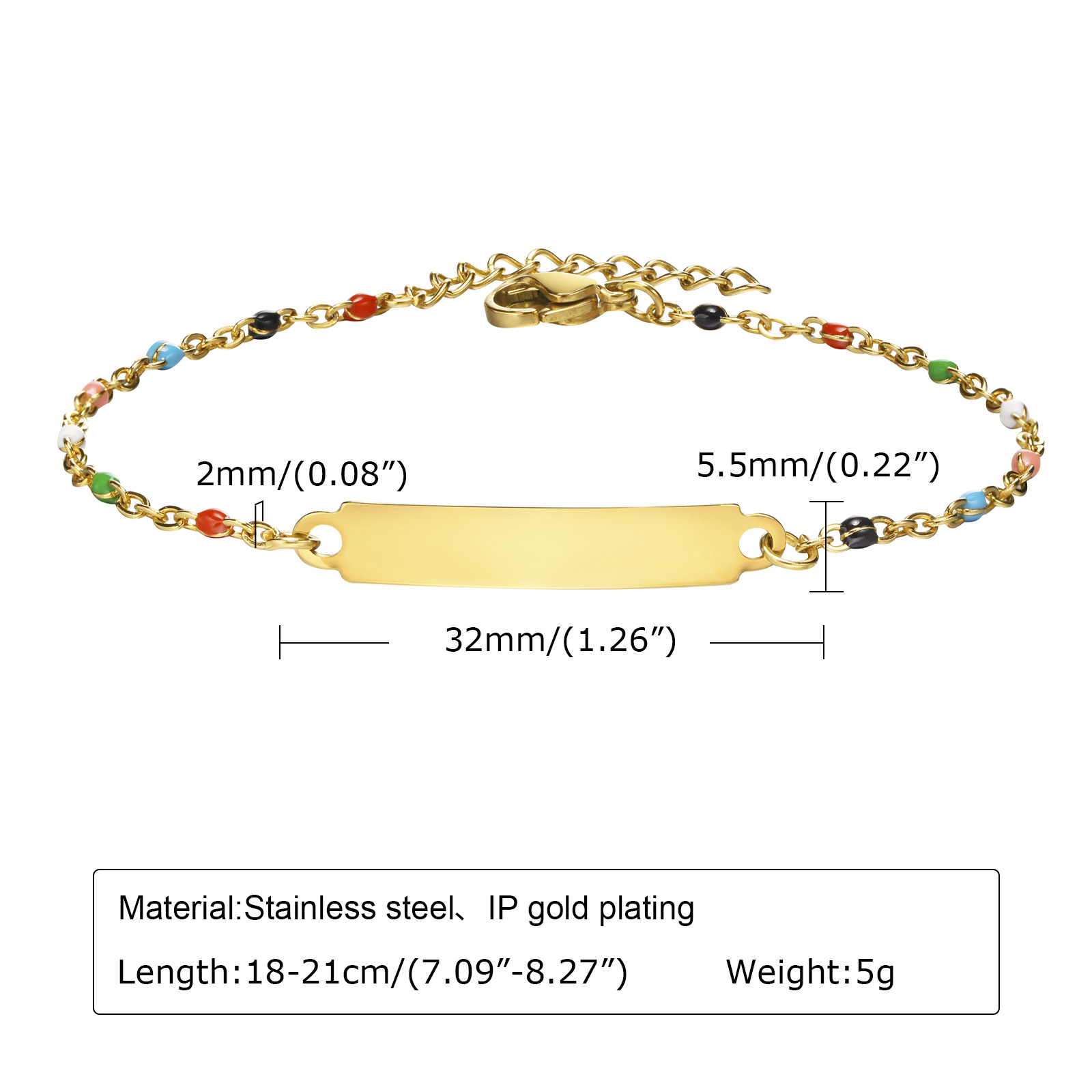 Vintage Style Simple Style Geometric 201 Stainless Steel Gold Plated Bracelets In Bulk display picture 3