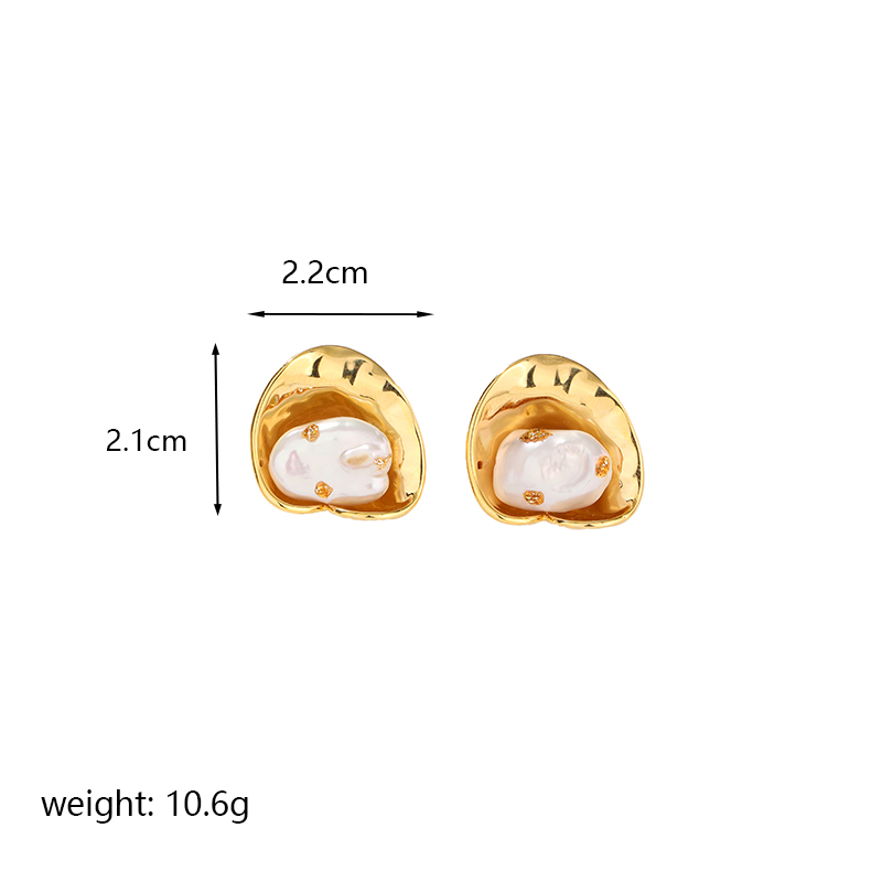 1 Pair Classic Style Flower Enamel Plating Inlay Copper Zircon 14k Gold Plated 18k Gold Plated Ear Studs display picture 2