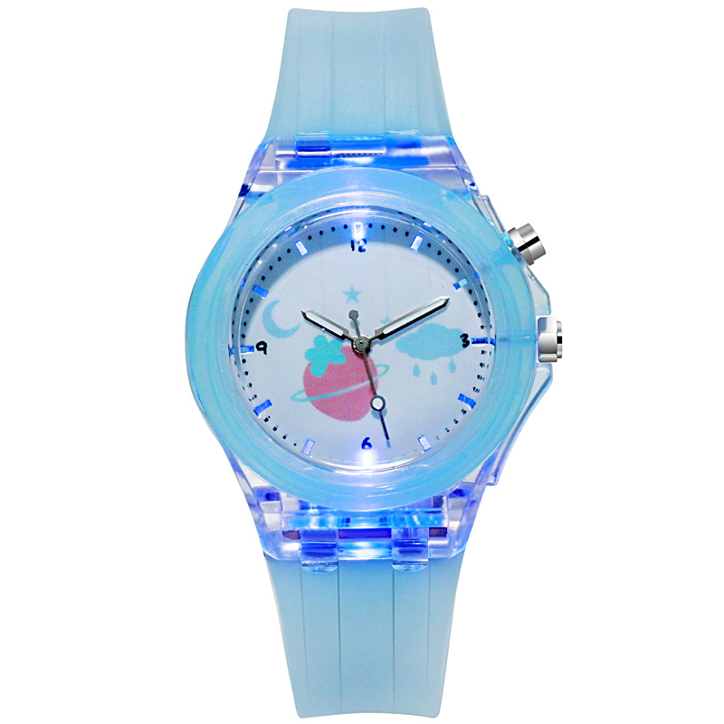 Simple Style Fruit Flower Buckle Quartz Kids Watches display picture 7