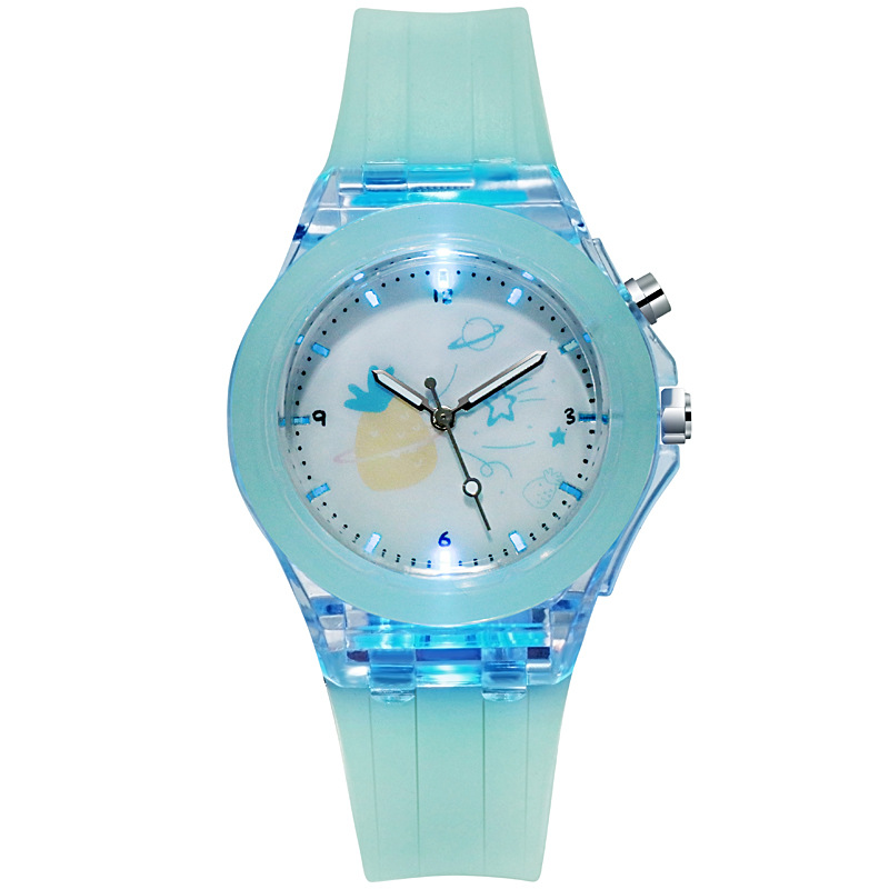 Simple Style Fruit Flower Buckle Quartz Kids Watches display picture 6