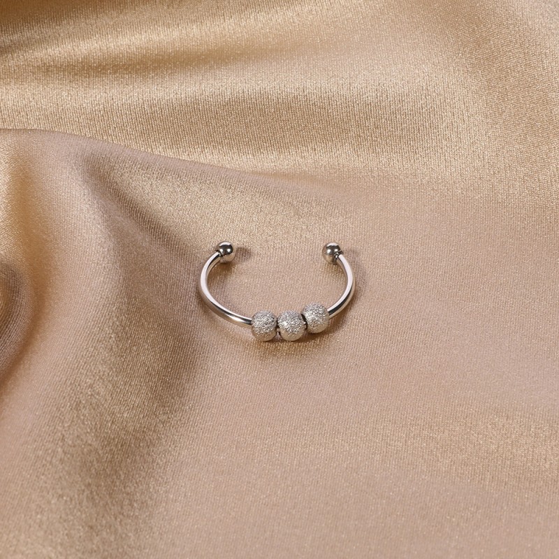 201 Stainless Steel Copper Simple Style Plating Solid Color Open Rings display picture 2