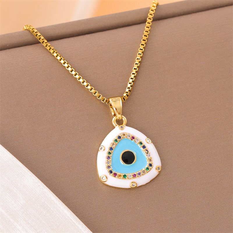 Stainless Steel Titanium Steel 18K Gold Plated Elegant Simple Style Streetwear Plating Inlay Heart Shape Flower Butterfly Zircon Pendant Necklace display picture 39