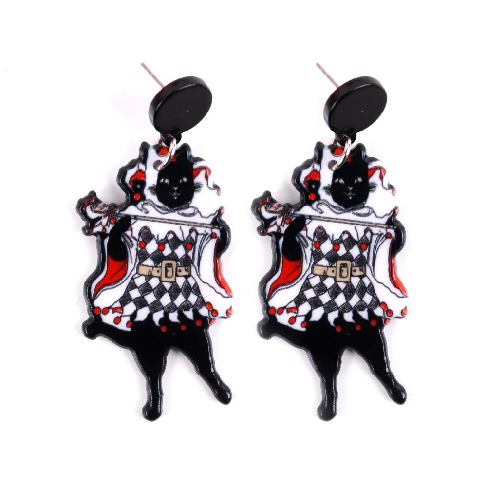 1 Pair Cute Funny Animal Arylic Drop Earrings display picture 4