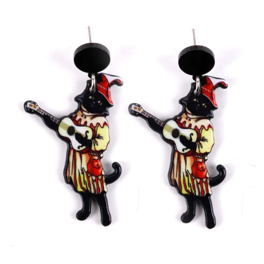 1 Pair Cute Funny Animal Arylic Drop Earrings display picture 7