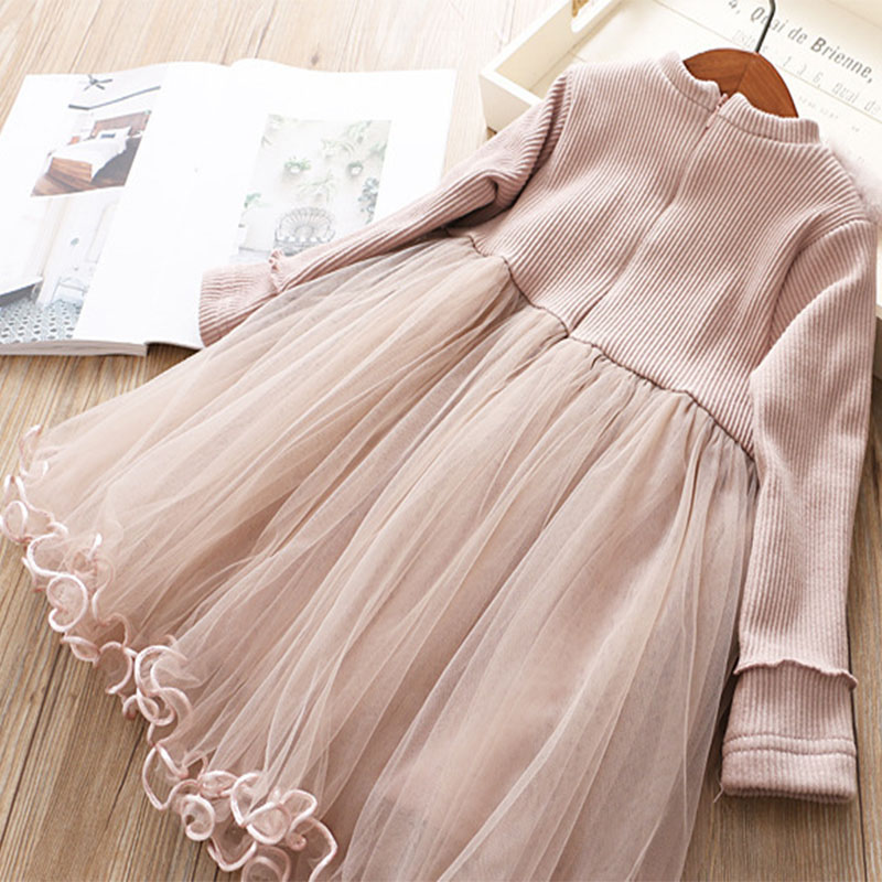 Princess Cute Classic Style Solid Color Cotton Girls Dresses display picture 5