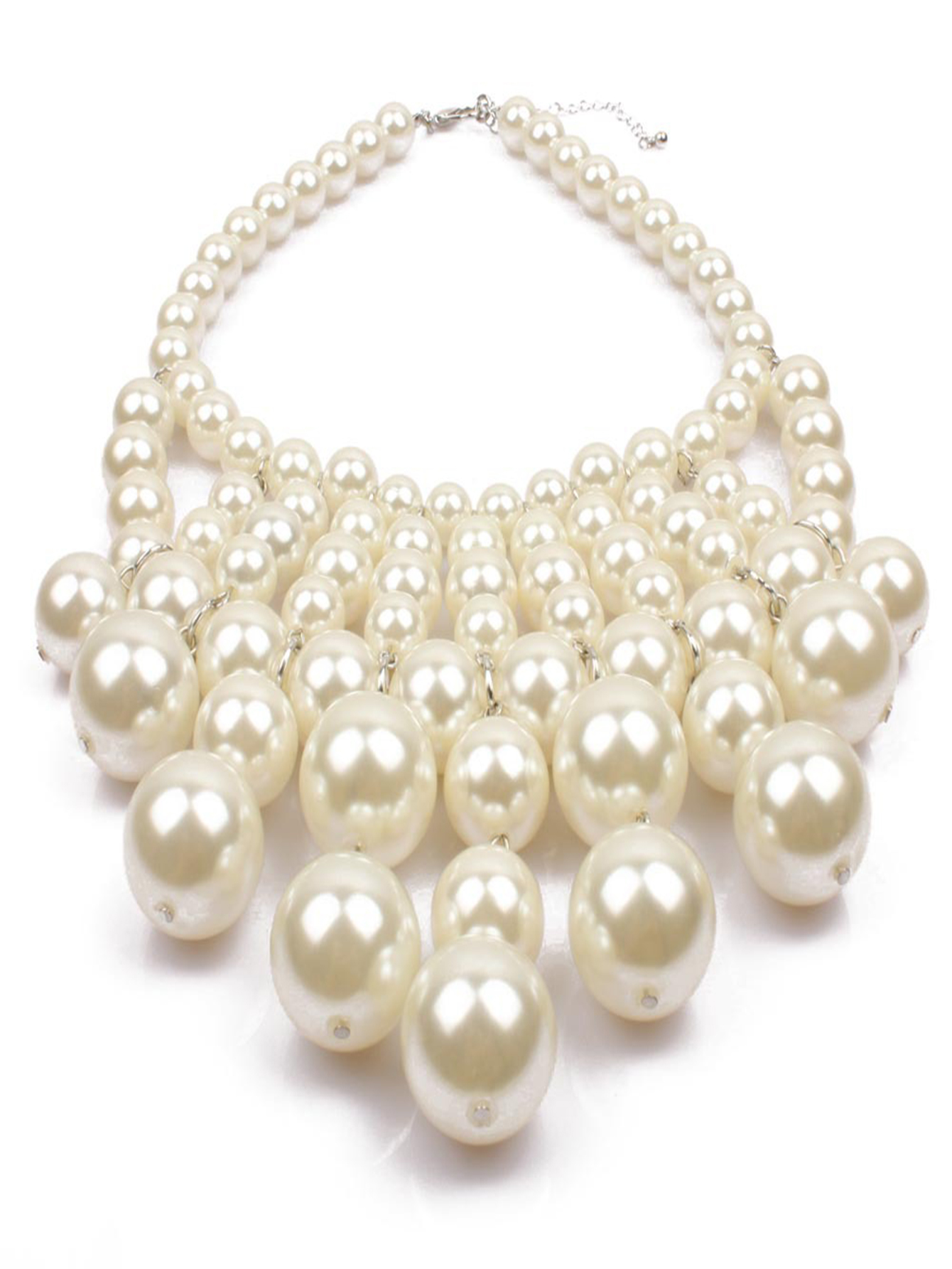 Elegant Exaggerated Round Plastic Wholesale Necklace display picture 2