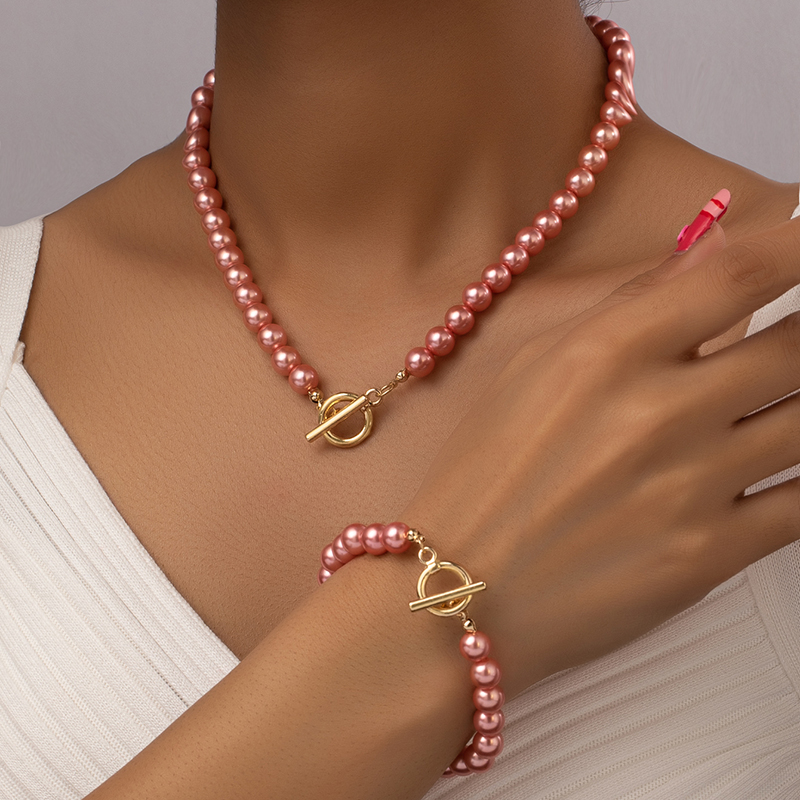 Retro Korean Style Irregular Freshwater Pearl Women's Bracelets Necklace display picture 3