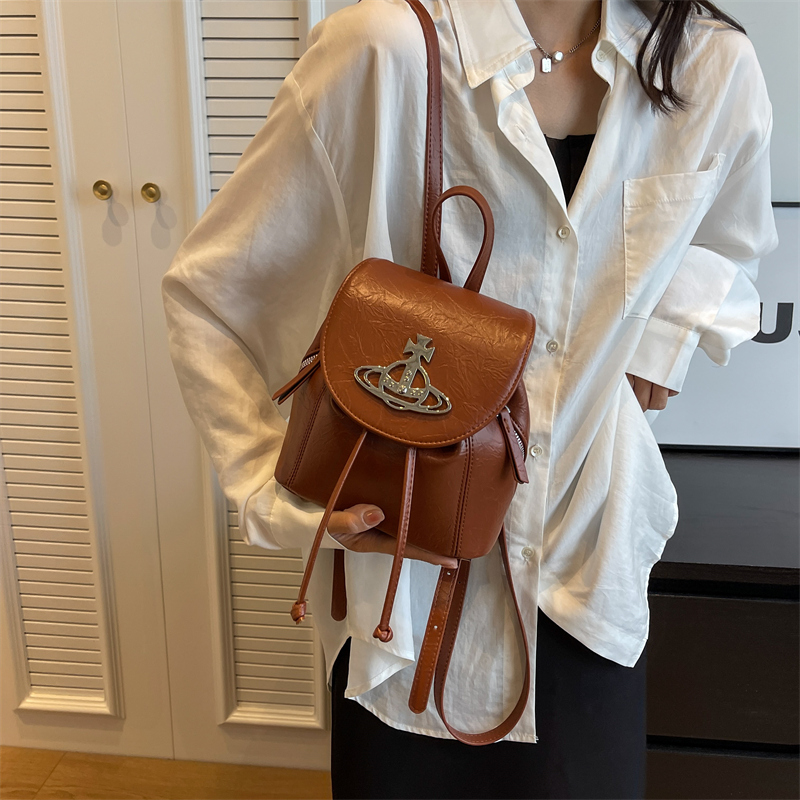 Solid Color Daily Women's Backpack display picture 2